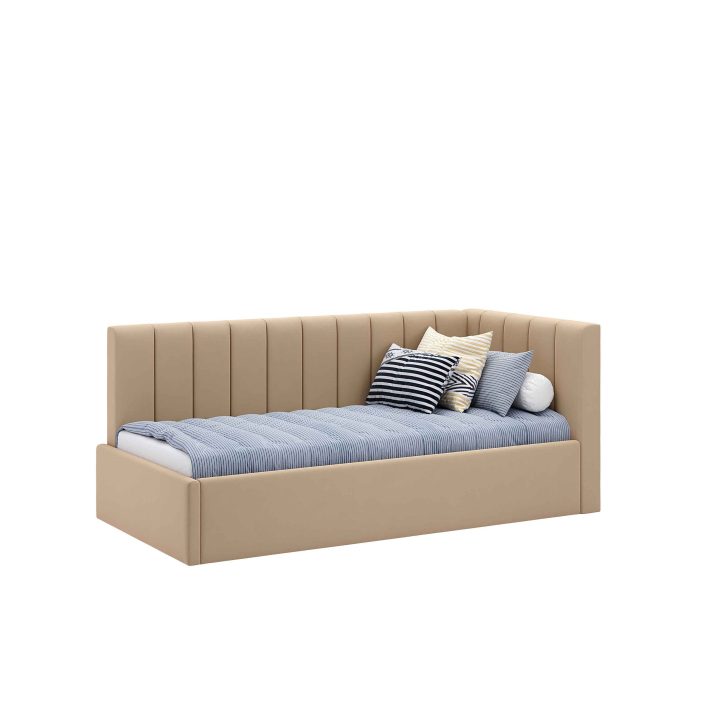 Soft Bed with frame Shine 0,9