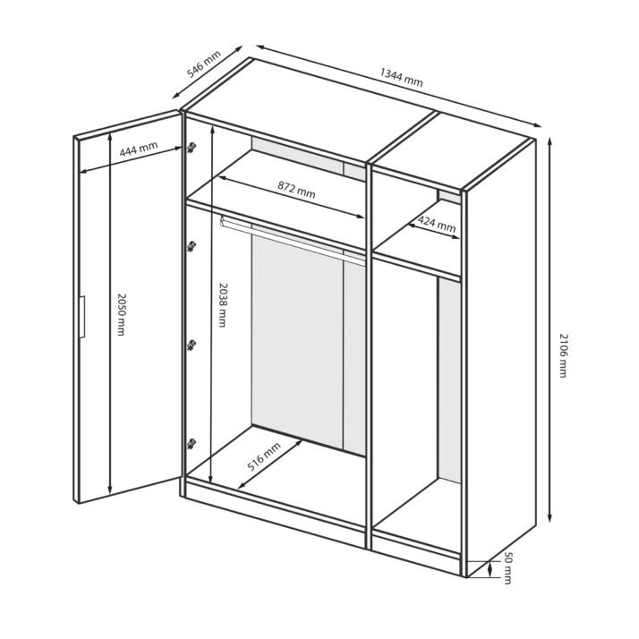 Шафа Фемелі 3дв.