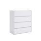 4-drawer chest of bedroom set Tibo