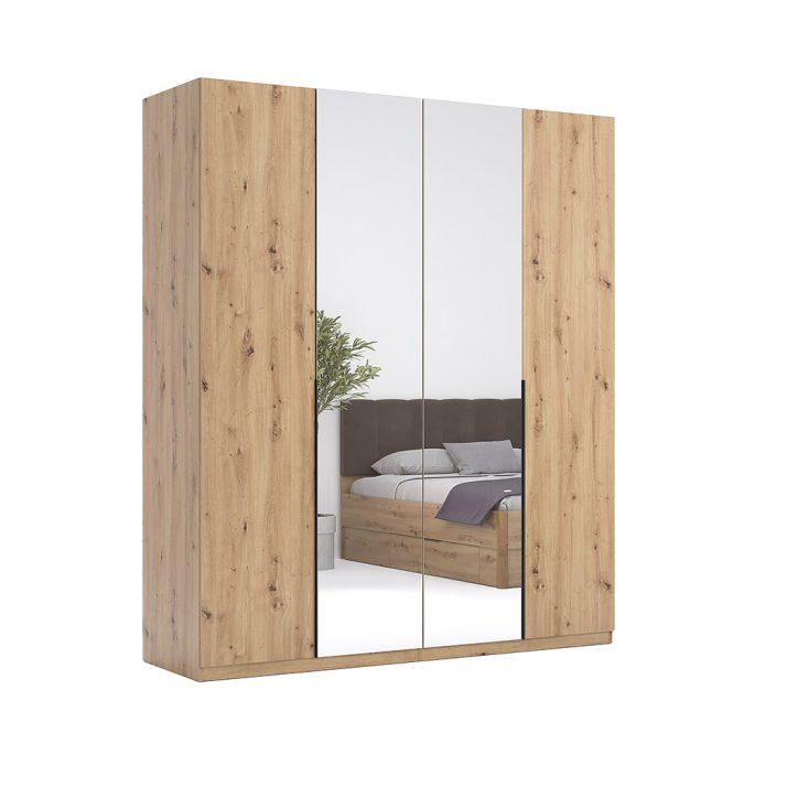 4-door wardrobe of bedroom set Teddy