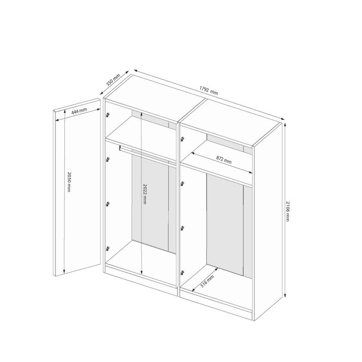 Шафа Тедді 4дв.