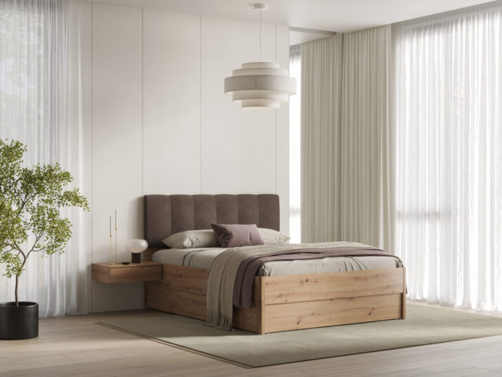 Ліжко Тедді 1.6х2.0 з шухлядами