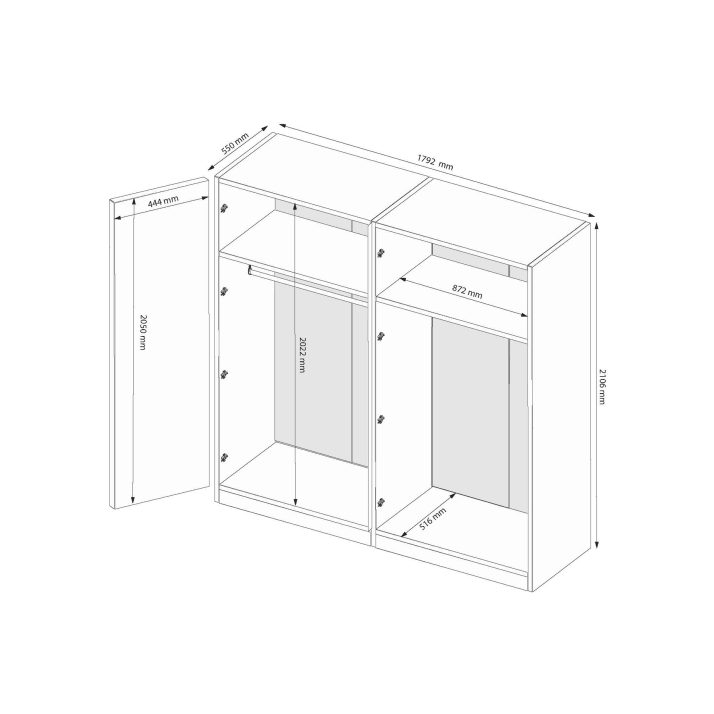 Шафа Тео 4дв.