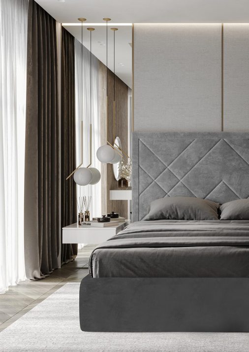 1-drawer nightstand of bedroom set Viva