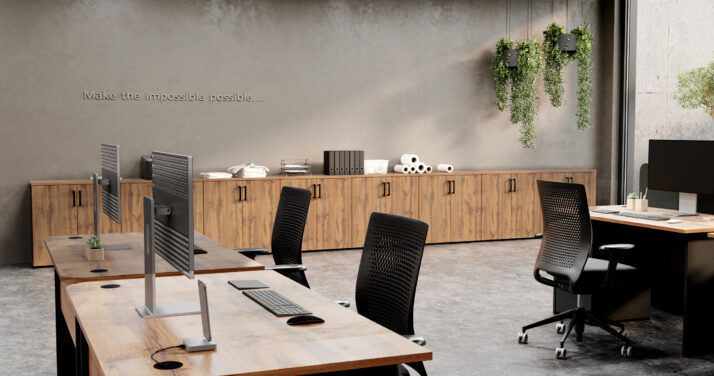 2-door chest of office set Jurian