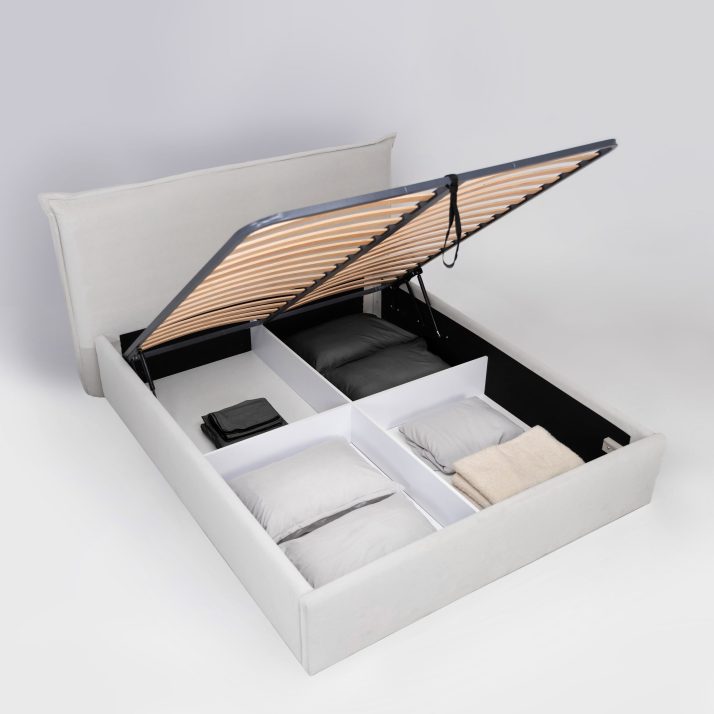 Soft Bed 1,6×2,0 lifting with a frame Tiana