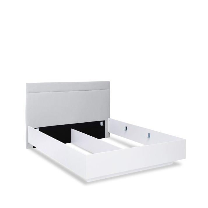 Bed 1,6×2,0 with soft headboard of bedroom set Family NEW