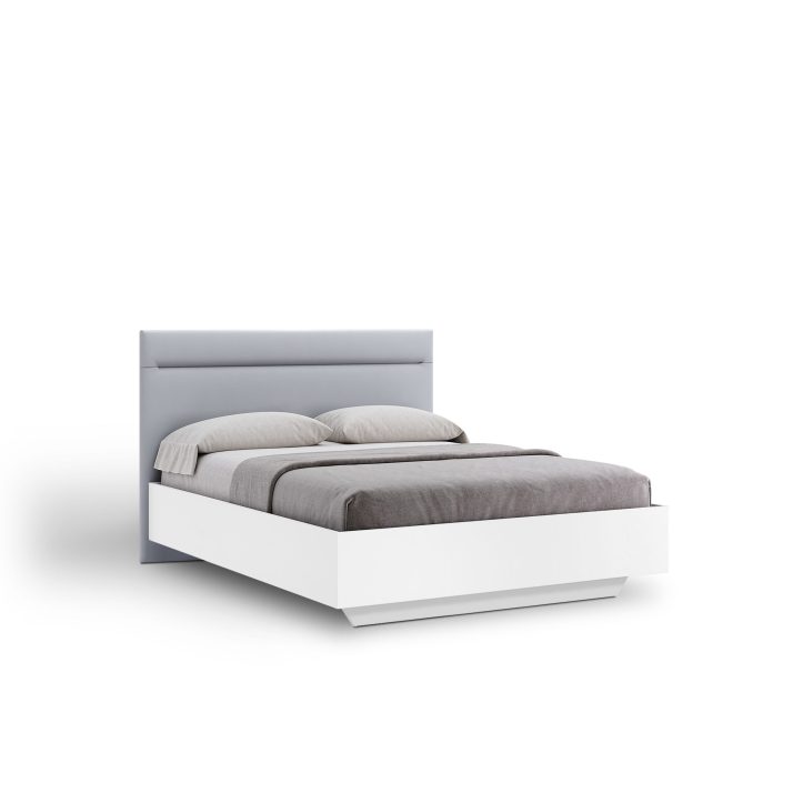 Bed 1,4×2,0 with soft headboard of bedroom set Family NEW