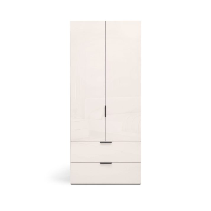 2-door 2-drawers wardrobe without mirors of bedroom set Lori