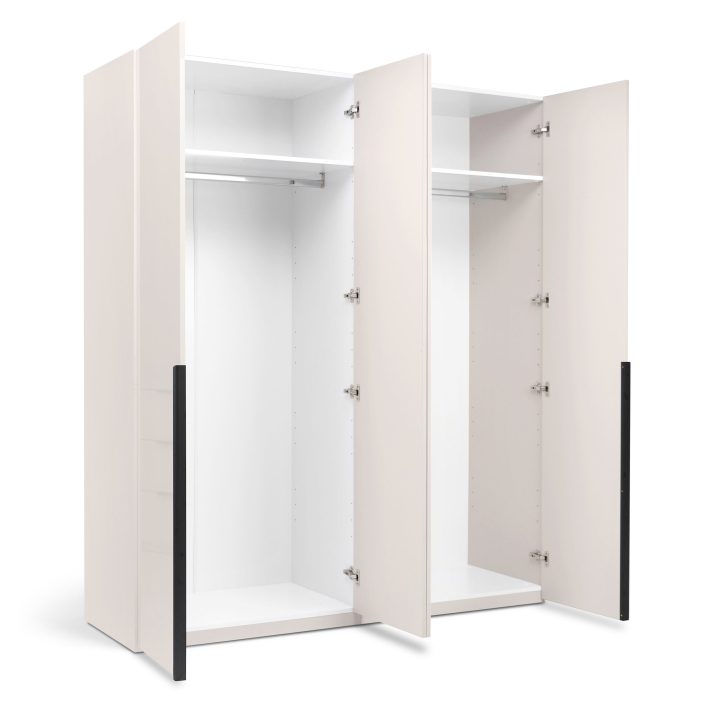 4-door wardrobe without mirrors of bedroom set Lori