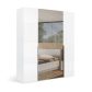 4-door wardrobe of bedroom set Mila