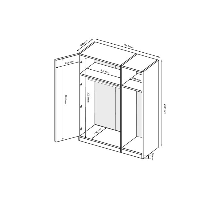 Шафа 3дв Міла