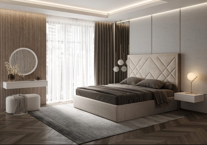 Soft Bed 1,6х2,0 lifting with a frame Viva