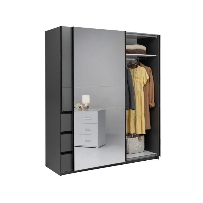 Slide-door wardrobe 1,75m Wilma