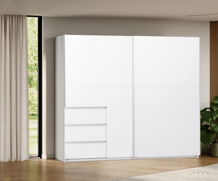 Slide-door wardrobe 2,5m Wilma