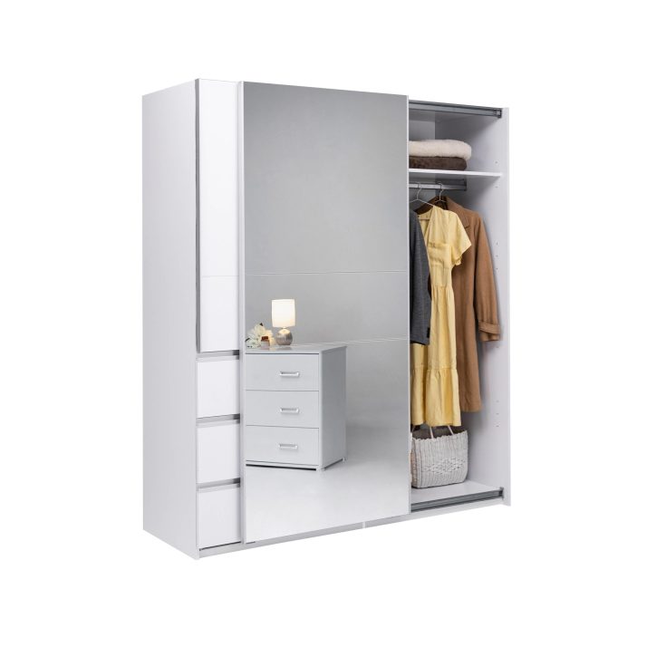 Slide-door wardrobe 1,75m Wilma