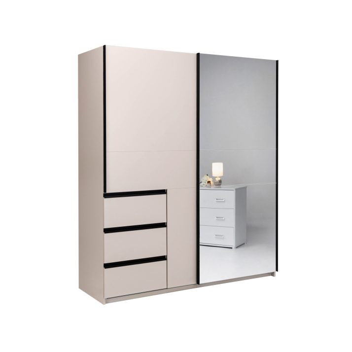 Slide-door wardrobe 1,75m Wilma