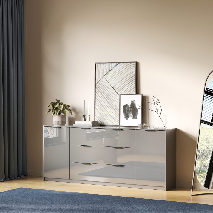 2-door 3-drawer 2,0м chest of livingroom set Roma Color