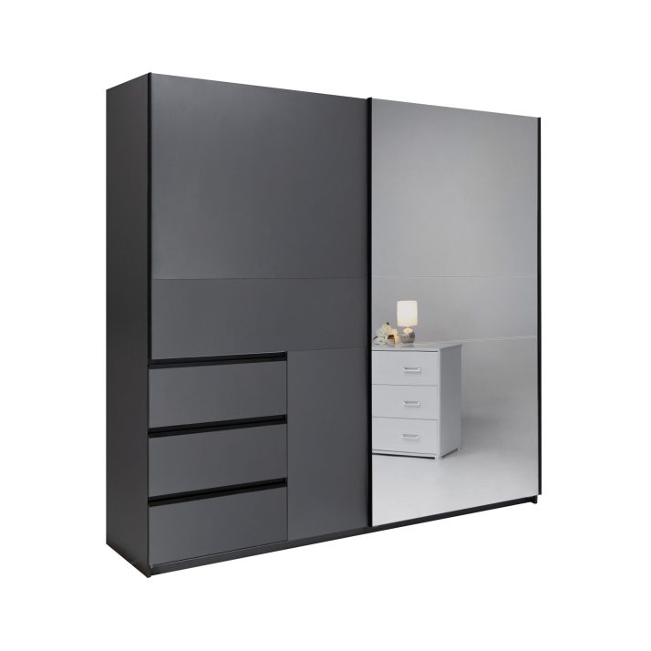 Slide-door wardrobe 2,15m Wilma