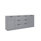 2-door 3-drawer 2,0м chest of livingroom set Roma Color