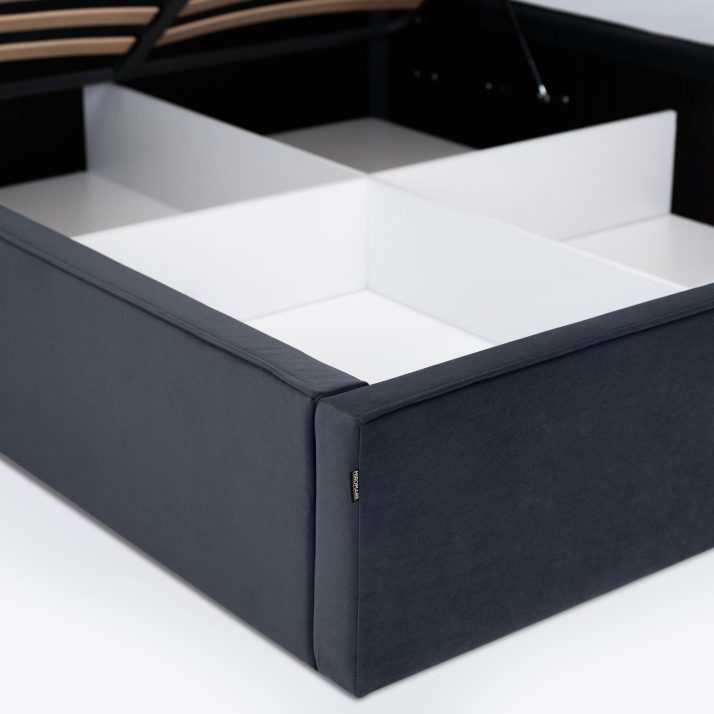 М’яке ліжко Дуо 1.6 підйомне з каркасом.(Складське.Тканина Royal Velvet №21)