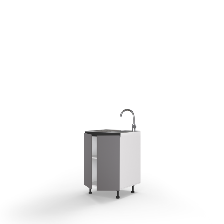Lower section 60LS/880 Sink 2dr of kitchen set Linea
