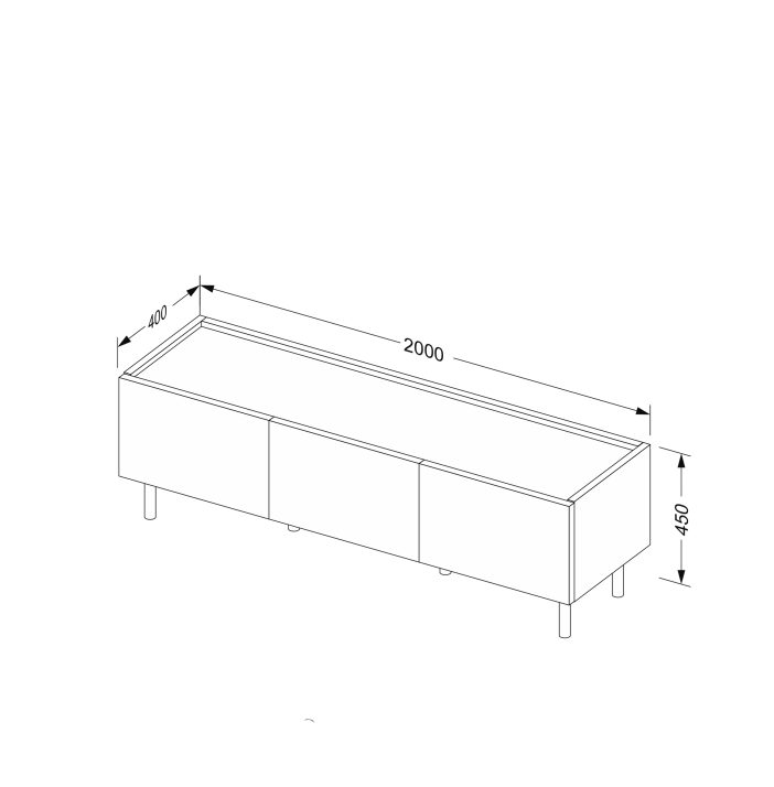 Тумба ТВ Нео 2.0м