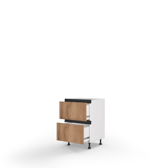 Lower section 60L2DR/880 Telescope of kitchen set Linea