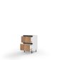 Lower section 60L2DR/880 Telescope of kitchen set Linea