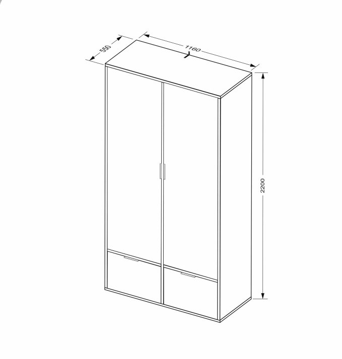 Шафа Олівія 2дв.2шх