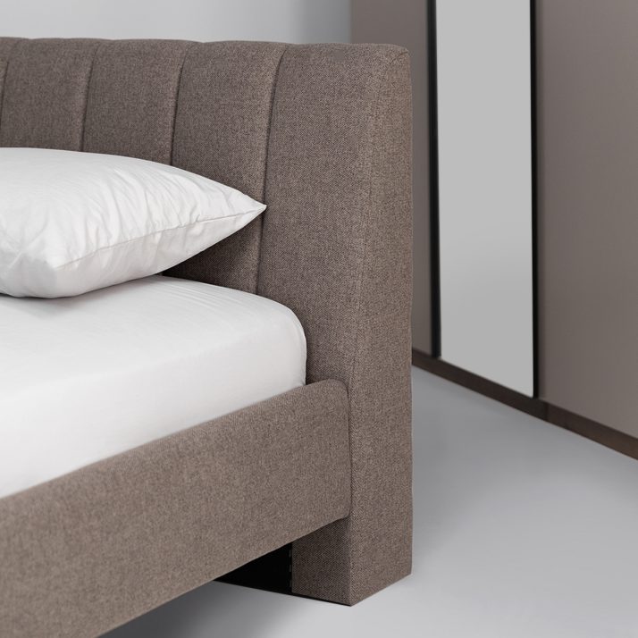 М’яке ліжко 1.6 Тоффі(Складське.Тканина Austin 4)