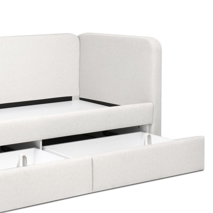 М’яке ліжко Хепі 0,9 з шухлядами (тканина POINT,під замовлення)