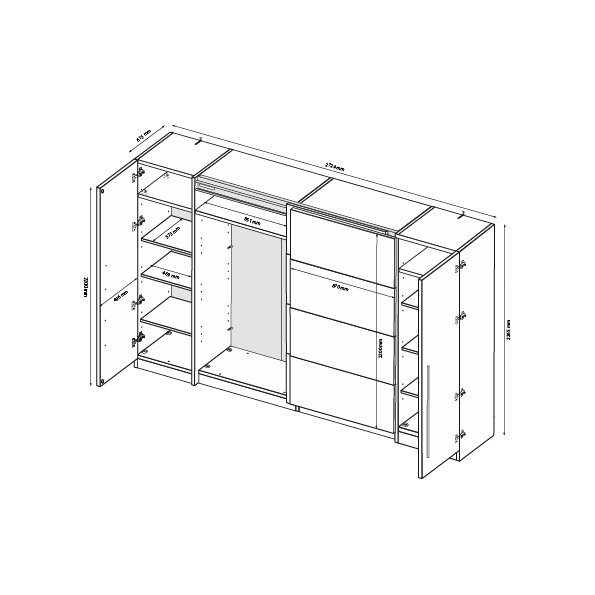 Шафа-купе Тедді 2.7х2.2м