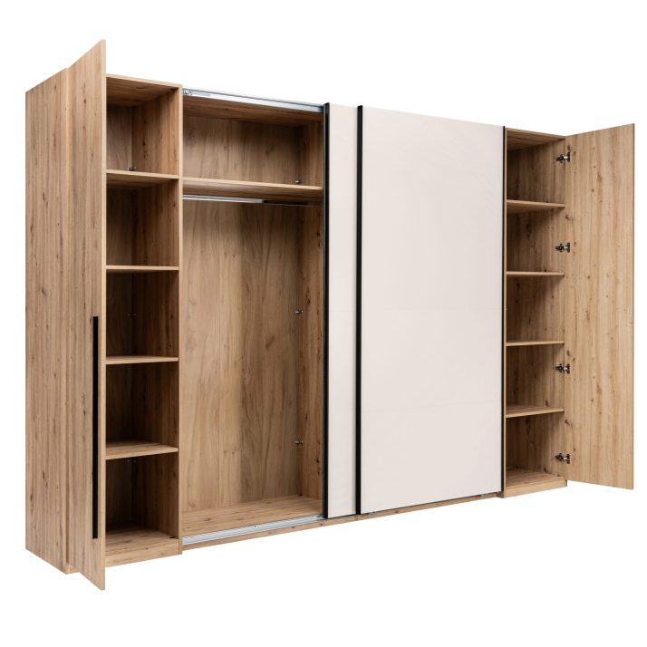 Slide-door wardrobe without mirrors 3,15х2,2m Teddy