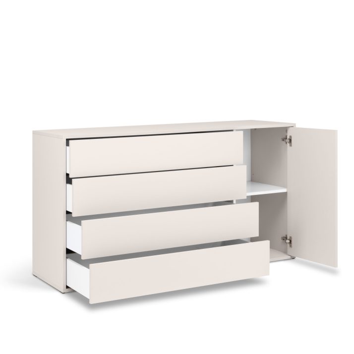 1-door 4-drawer chest of bedroom set Tony