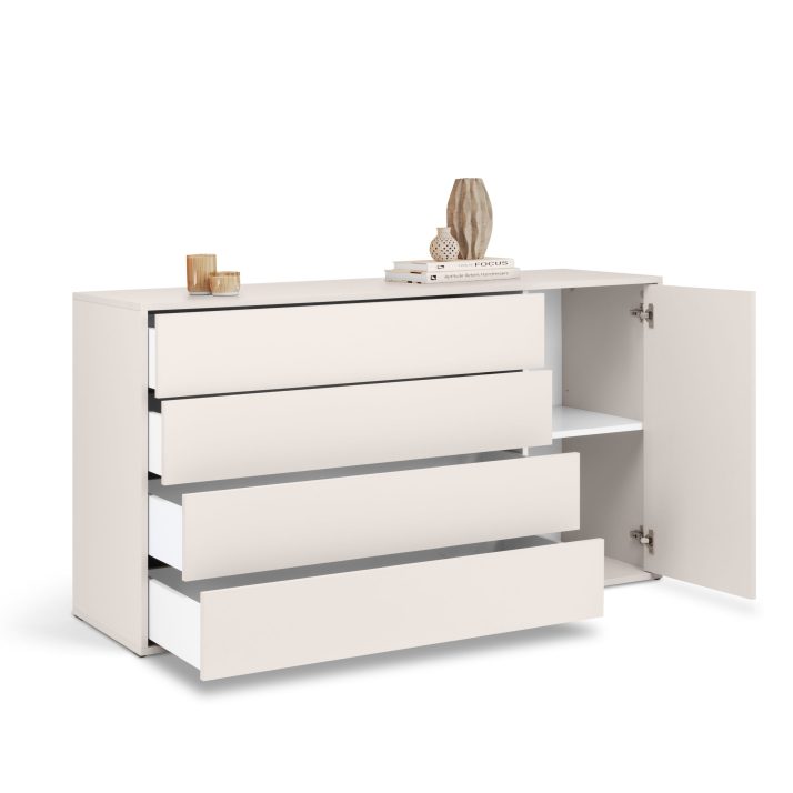 1-door 4-drawer chest of bedroom set Tony