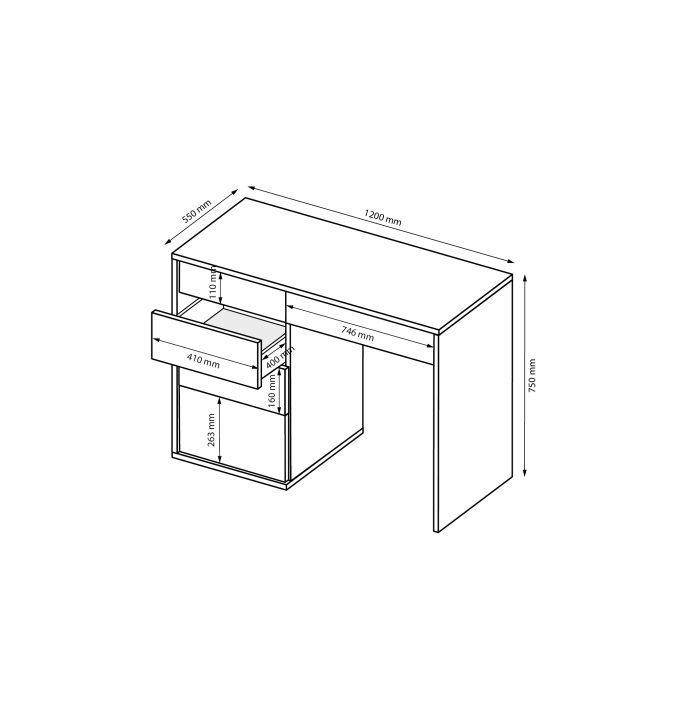 5-drawer dresser of bedroom set Tony